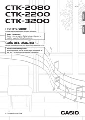 Casio CTK-3200 Guia Del Usuario