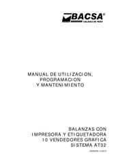 Bacsa D ETQ Manual De Utilizacion, Programacion Y Mantenimiento