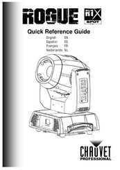 Chauvet Professional Rogue R1X Spot Guía De Referencia Rápida
