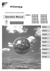 Daikin FDXS25CVMB Manual De Operación