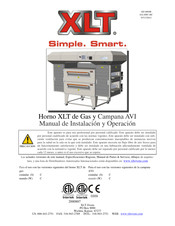 XLT Ovens AVI-3270C-S Manual De Instalación Y Operación