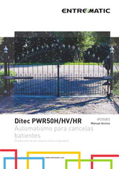 entrematic Ditec PWR50H Manual Tecnico