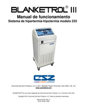 CSZ 233 Manual De Funcionamiento