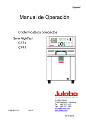 Julabo CF31 Manual De Operación