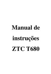 ZTC T680 Manual De Instrucciones