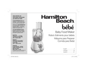 Hamilton Beach bebe Manual De Instrucciones