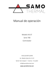 SAMO THERMAL V6-CF Manual De Operación