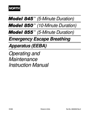 North 845 Manual De Instrucción De Operación Y Mantenimiento