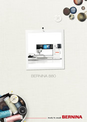 Bernina 880 Manual Del Usario