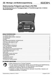 GOK LPG PRO Manual Del Usario