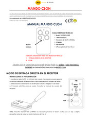 Motor & Blinds TX NEW CLONER Manual Del Usuario