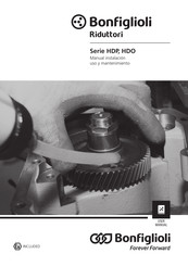 BONFIGLIOLI HDO Serie Manual Instalación Uso Y Mantenimiento