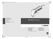 Bosch GSC 160 Professional Manual Original