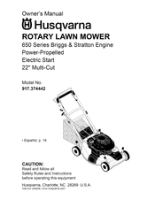 Husqvarna 917.374442 Manual Del Proprietário