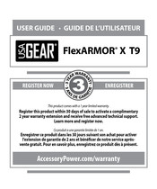 USA GEAR FlexARMOR X T9 Instrucciones De Uso