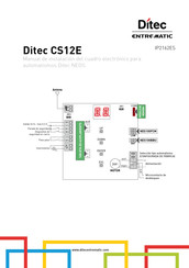 DITEC NES600EH Manual De Instalación