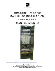 HT SRM-48K-200 Manual De Instalación,  Operacion Y Mantenimiento