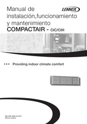 Lennox COMPACTAIR CIH 070 D Manual De Instalación, Funcionamiento Y Mantenimiento