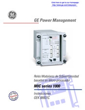 General Electric MIC9000 Instrucciones