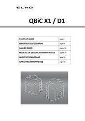 Elmo QBiC X1 Manual De Instrucciones