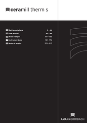 Amann Girrbach ceramill therm s Manual Del Usuario