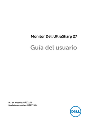 Dell UltraSharp 27 Guia Del Usuario