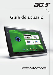 Acer Iconia Tab Guía De Usuario