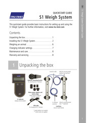 Tru-Test S1 Weigh System Guia De Inicio Rapido