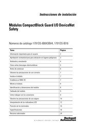 Rockwell Automation Allen-Bradley 1791DS-IB8XOBV4 Instrucciones De Instalación