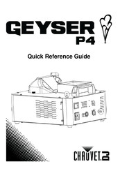 Chauvet DJ Geyser P4 Guía De Referencia Rápida
