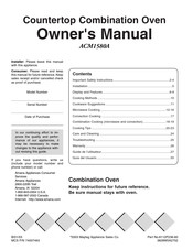 Maytag ACM1580A El Manual Del Propietario