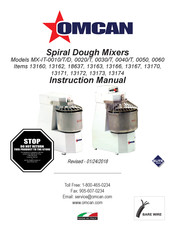 Omcan MX-IT-13163 Manual De Instrucciones