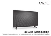 Vizio D32hn-D0 Guia De Inicio Rapido