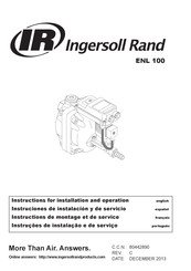 Ingersoll Rand ENL 100 Instrucciones De Instalación Y Servicio