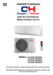 Cooper & Hunter Alpha Inverter CH-S24FTXE(WIFI) Manual Del Proprietário