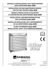 Sabiana Atlas ECM Manual De Instalación, Uso Y Mantenimiento