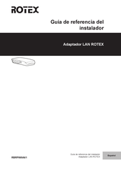 Rotex RBRP069A61 Guía De Referencia Del Instalador