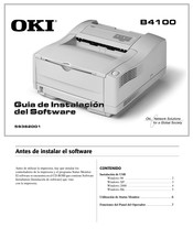 Oki B4100 Guia De Instalacion