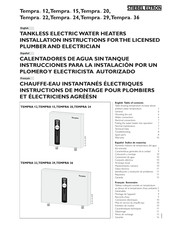 Stiebel Eltron TEMPRA 29 Manual De Instrucciones Para La Instalación, El Uso Y El Mantenimiento