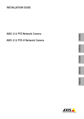 Axis 212 PTZ Guia De Instalacion