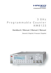 Hameg Instruments HM 8123 Manual Del Usario