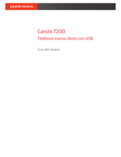 Plantronics Calisto 7200 Guia Del Usuario