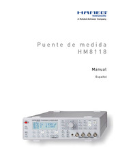 Hameg Instruments HM 8118 Manual Del Usario