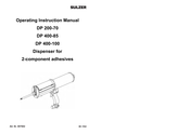 Sulzer DP 200-70 Manual De Instrucciones De Funcionamiento