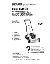 Sears Craftsman 917.387021 Manual Del Usuario