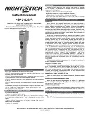 Nightstick NSP-2422B Manual De Instrucciones