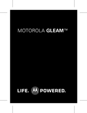 Motorola GLEAM Manual De Instrucciones