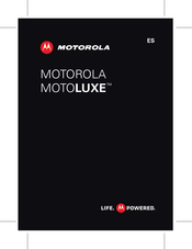 Motorola MOTOLUXE Manual De Instrucciones