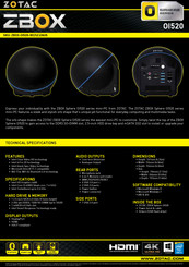 Zotac ZBOX Guía Rápida De Funcionamiento