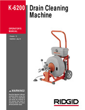 RIDGID K-6200 Manual Del Operador